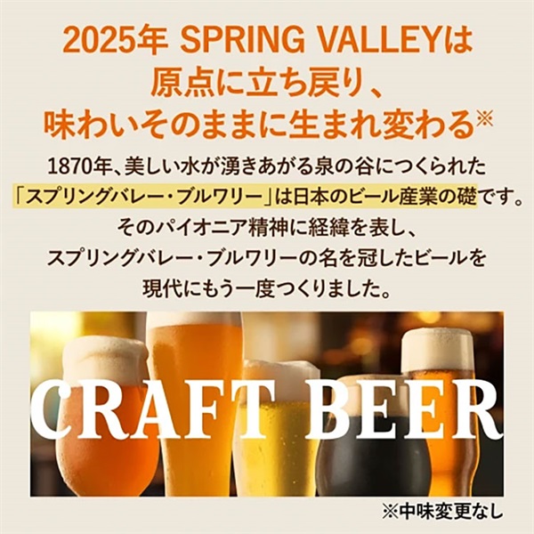 キリン SPRING VALLEY BREWERY 豊潤ラガー 496 350ml×24本×1ケース (24