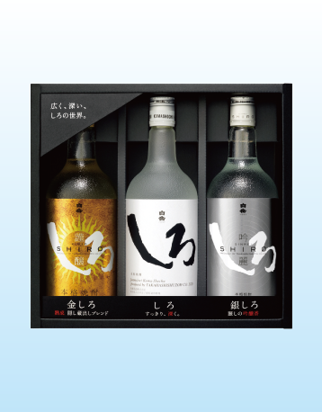 白岳 金銀しろ本格米焼酎３本セット