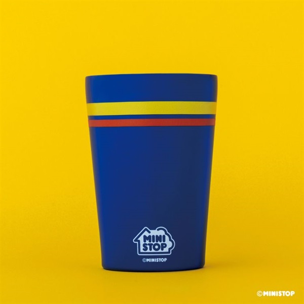 数量限定【ミニストップ公式】MINISTOP OFFICIAL BOOK 真空断熱タンブラー BLUE（ミニ冊子付）